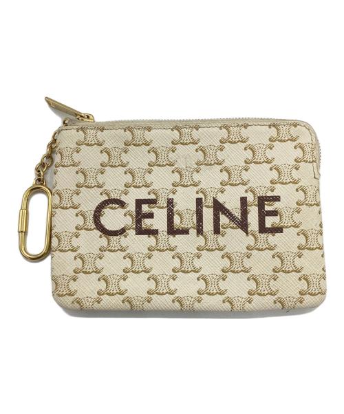 CELINE（セリーヌ）CELINE (セリーヌ) トリオンフキャンバス ホワイト×ベージュの古着・服飾アイテム