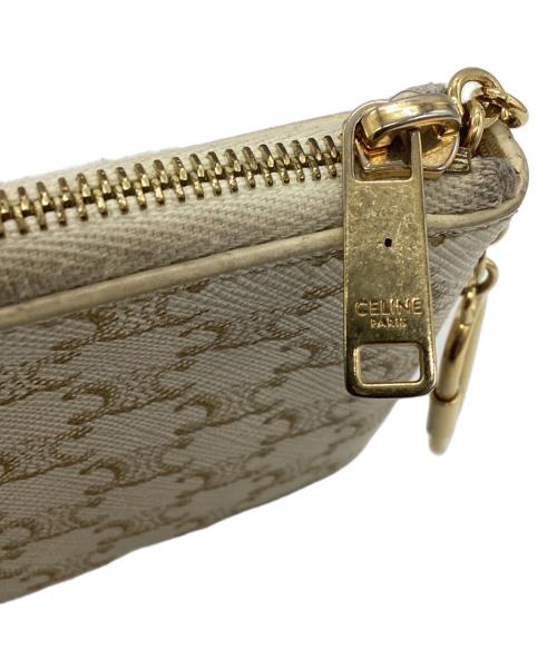 CELINE（セリーヌ）CELINE (セリーヌ) トリオンフキャンバス ホワイト×ベージュの古着・服飾アイテム