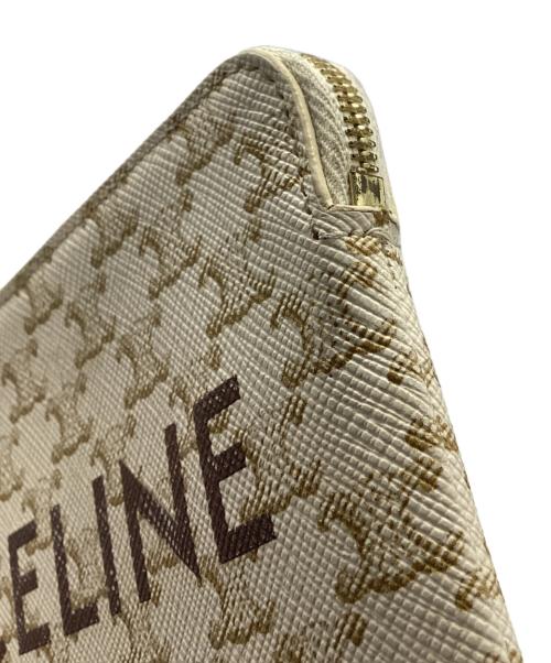 CELINE（セリーヌ）CELINE (セリーヌ) トリオンフキャンバス ホワイト×ベージュの古着・服飾アイテム