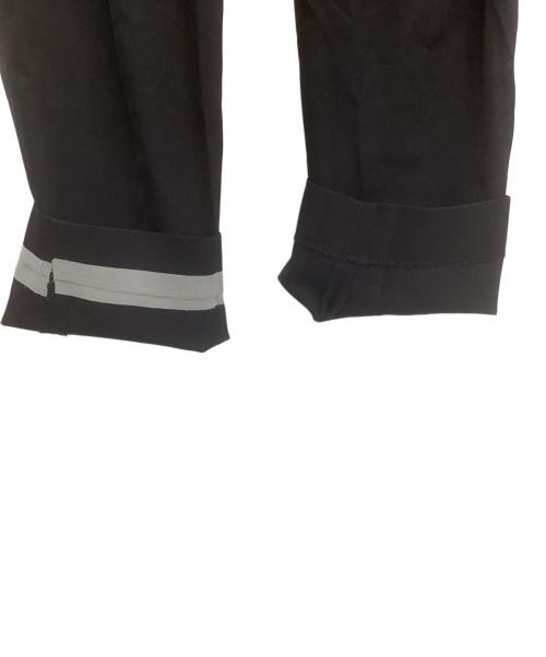 stein（シュタイン）stein (シュタイン) 2タックスラックスパンツ ブラック サイズ:Mの古着・服飾アイテム