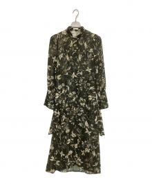 FRAY ID（フレイ アイディー）の古着「長袖ワンピース」｜グリーン