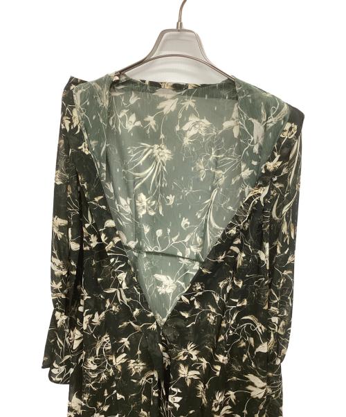 FRAY ID（フレイ アイディー）FRAY ID (フレイ アイディー) 長袖ワンピース グリーン サイズ:SIZE 0の古着・服飾アイテム