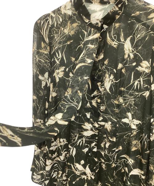 FRAY ID（フレイ アイディー）FRAY ID (フレイ アイディー) 長袖ワンピース グリーン サイズ:SIZE 0の古着・服飾アイテム