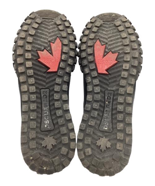 DSQUARED2（ディースクエアード）DSQUARED2 (ディースクエアード) スニーカー ブラック サイズ:39 1/2の古着・服飾アイテム