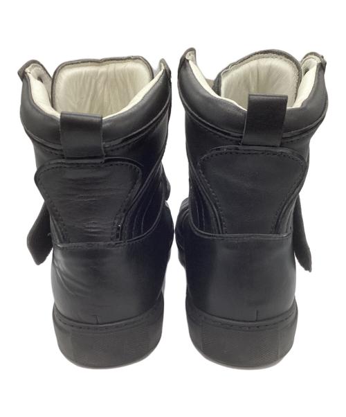 DSQUARED2（ディースクエアード）DSQUARED2 (ディースクエアード) ハイカットスニーカー ブラック サイズ:39の古着・服飾アイテム