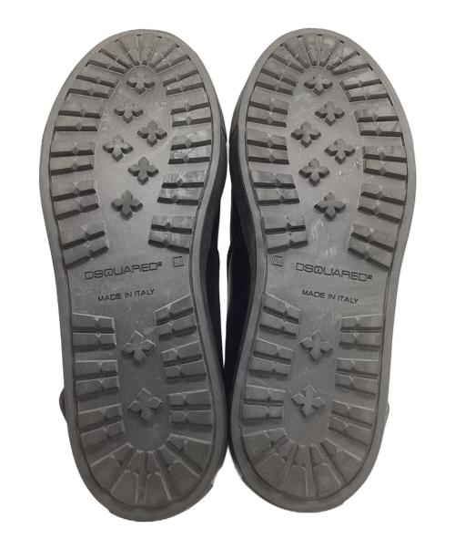 DSQUARED2（ディースクエアード）DSQUARED2 (ディースクエアード) ハイカットスニーカー ブラック サイズ:39の古着・服飾アイテム