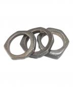 GUCCIグッチ）の古着「3連リング」｜シルバー