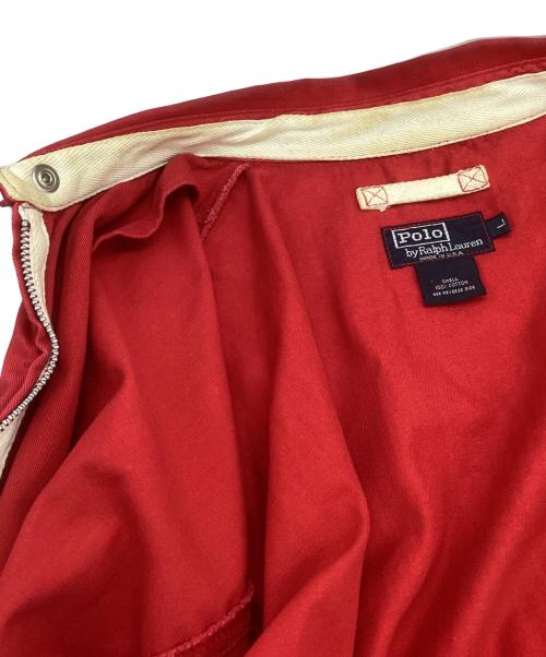 POLO RALPH LAUREN（ポロ・ラルフローレン）POLO RALPH LAUREN (ポロ・ラルフローレン) スイングトップ レッド サイズ:Lの古着・服飾アイテム