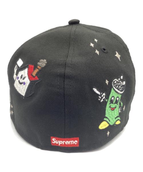 SUPREME（シュプリーム）Supreme (シュプリーム) New Era (ニューエラ) キャップ ブラックの古着・服飾アイテム