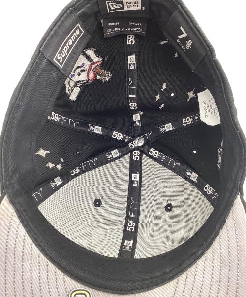 SUPREME（シュプリーム）Supreme (シュプリーム) New Era (ニューエラ) キャップ ブラックの古着・服飾アイテム