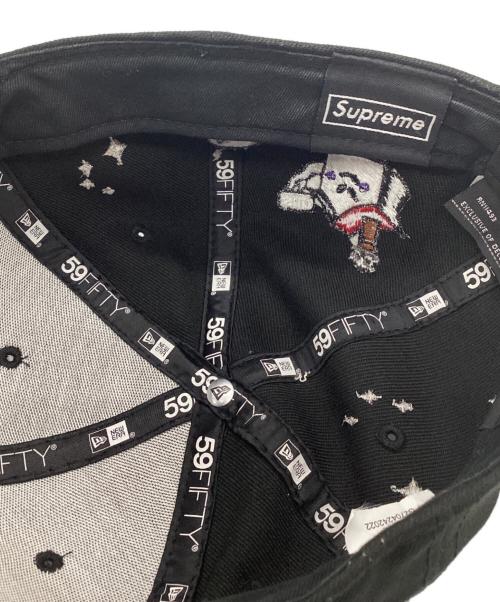 SUPREME（シュプリーム）Supreme (シュプリーム) New Era (ニューエラ) キャップ ブラックの古着・服飾アイテム