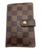 LOUIS VUITTONルイ ヴィトン）の古着「ダミエ　ポルトフォイユ・ヴィエノワ」｜ブラウン