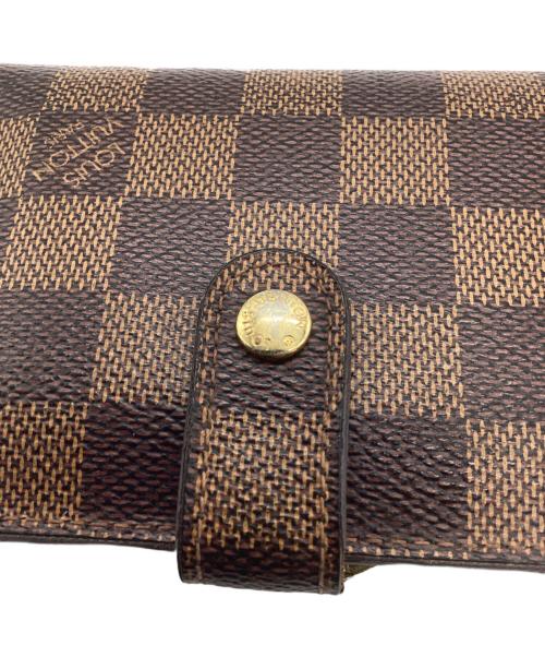 LOUIS VUITTON（ルイ ヴィトン）LOUIS VUITTON (ルイ ヴィトン) ダミエ　ポルトフォイユ・ヴィエノワ ブラウンの古着・服飾アイテム