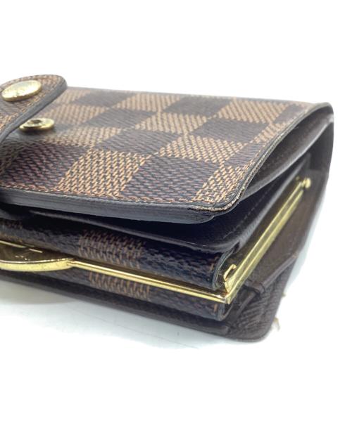 LOUIS VUITTON（ルイ ヴィトン）LOUIS VUITTON (ルイ ヴィトン) ダミエ　ポルトフォイユ・ヴィエノワ ブラウンの古着・服飾アイテム