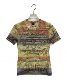 Jean Paul Gaultier FEMME（ジャンポールゴルチエ フェム）の古着「半袖カットソー」｜イエロー