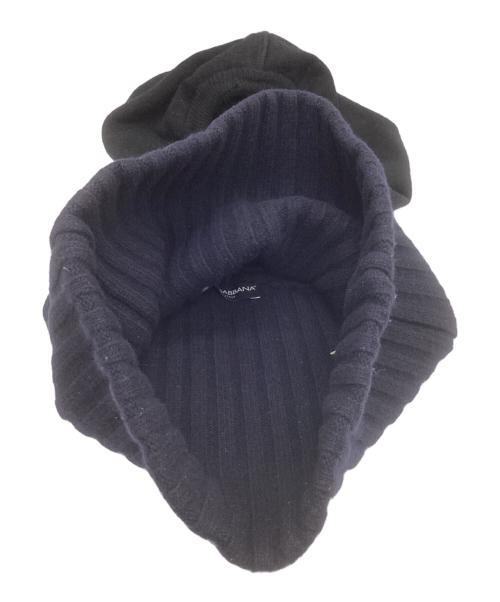 DOLCE & GABBANA（ドルチェ＆ガッバーナ）DOLCE & GABBANA (ドルチェ＆ガッバーナ) バラクラバ ネイビー×ブラック サイズ:Sの古着・服飾アイテム