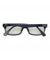 RAY-BAN (レイバン) 伊達眼鏡 ブラック：5000円