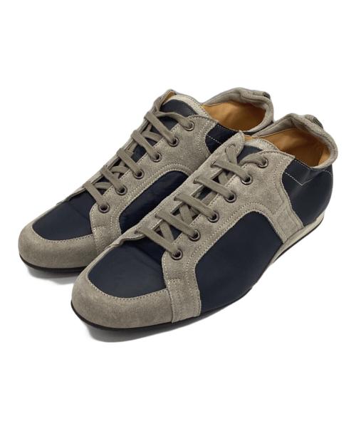 HERMES（エルメス）HERMES (エルメス) スニーカー グレー×ネイビー サイズ:41 1/2の古着・服飾アイテム