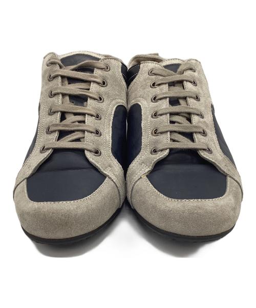 HERMES（エルメス）HERMES (エルメス) スニーカー グレー×ネイビー サイズ:41 1/2の古着・服飾アイテム