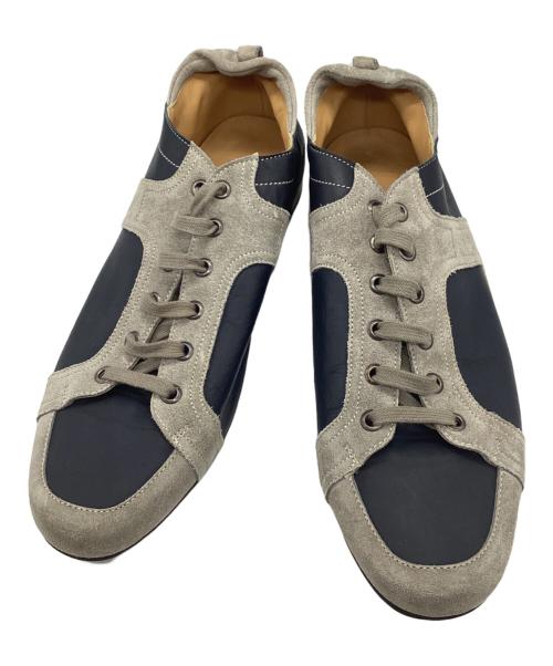 HERMES（エルメス）HERMES (エルメス) スニーカー グレー×ネイビー サイズ:41 1/2の古着・服飾アイテム
