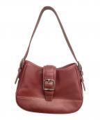 COACHコーチ）の古着「ワンショルダーバッグ」｜レッド