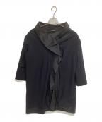 Yohji Yamamoto pour hommeヨウジヤマモト プールオム）の古着「ドレープジャケット」｜ブラック