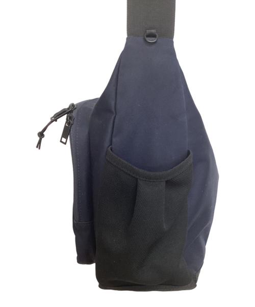 PORTER（ポーター）PORTER (ポーター) フロントショルダーバッグ ネイビー×ブラックの古着・服飾アイテム