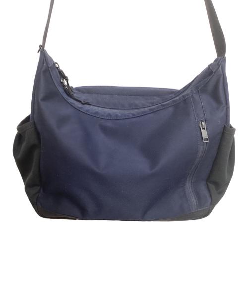 PORTER（ポーター）PORTER (ポーター) フロントショルダーバッグ ネイビー×ブラックの古着・服飾アイテム