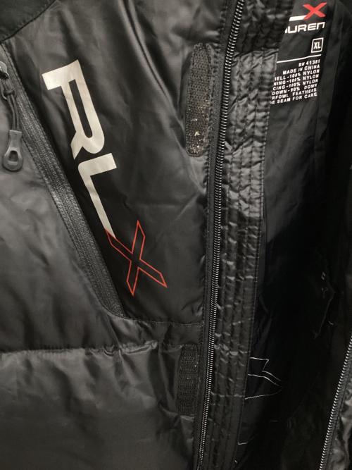RLX RALPH LAUREN（アールエルエックスラルフローレン）RLX RALPH LAUREN (アールエルエックスラルフローレン) ダウンジャケット ブラック サイズ:XLの古着・服飾アイテム
