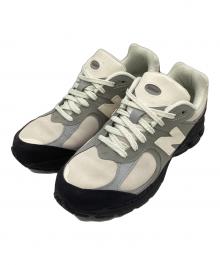 NEW BALANCE×The Basement（ニューバランス×ザ・ベースメント）の古着「スニーカー」｜ブラック×ホワイト×グレー