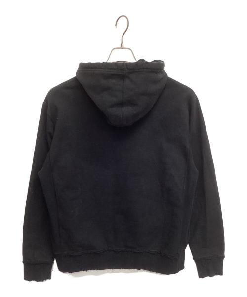 MIYAGIHIDETAKA（ミヤギヒデタカ）MIYAGIHIDETAKA (ミヤギヒデタカ) ダメージ加工パーカー ブラック サイズ:2の古着・服飾アイテム