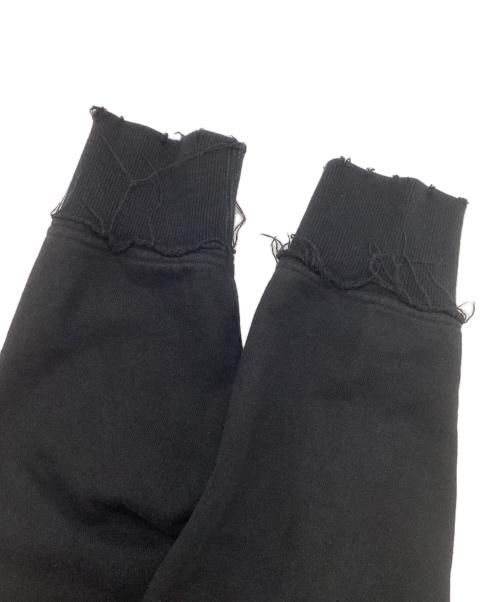 MIYAGIHIDETAKA（ミヤギヒデタカ）MIYAGIHIDETAKA (ミヤギヒデタカ) ダメージ加工パーカー ブラック サイズ:2の古着・服飾アイテム