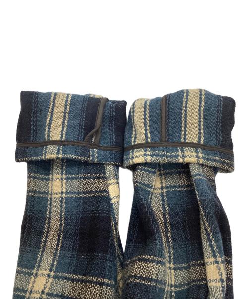 POLO RALPH LAUREN（ポロ・ラルフローレン）POLO RALPH LAUREN (ポロ・ラルフローレン) チェックジャケット ベージュ×ブルー×ネイビー サイズ:Mの古着・服飾アイテム