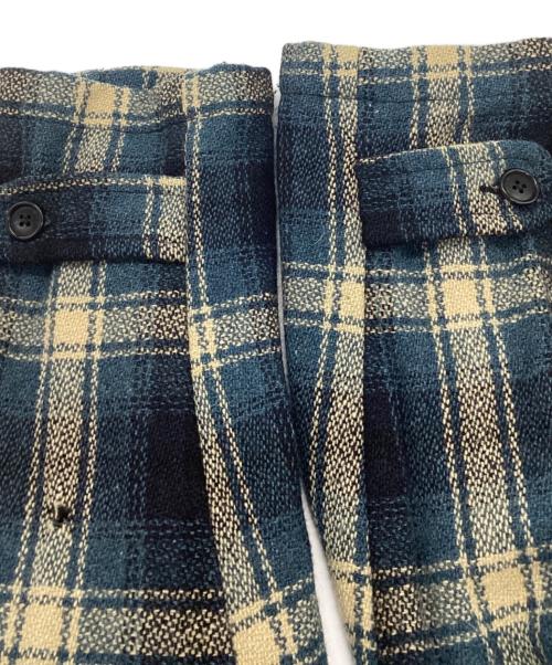 POLO RALPH LAUREN（ポロ・ラルフローレン）POLO RALPH LAUREN (ポロ・ラルフローレン) チェックジャケット ベージュ×ブルー×ネイビー サイズ:Mの古着・服飾アイテム