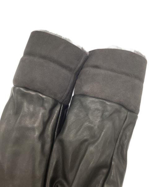 EMMETI（エンメティ）EMMETI (エンメティ) ムートンダウンコート ブラック サイズ:52の古着・服飾アイテム