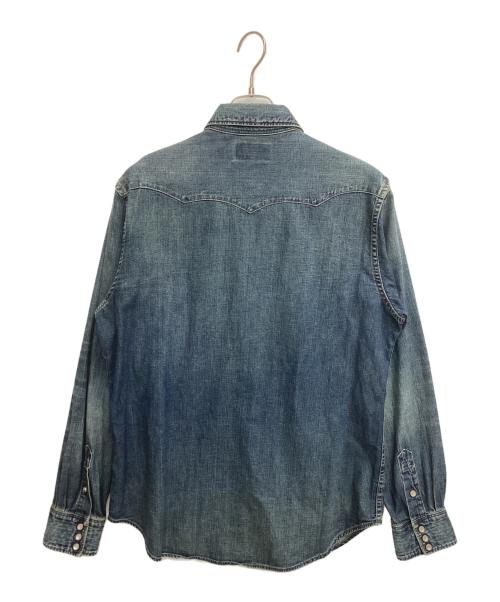RRL（ダブルアールエル）RRL (ダブルアールエル) デニムシャツ インディゴ サイズ:Lの古着・服飾アイテム
