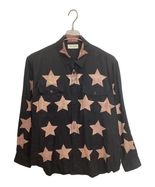 Saint Laurent Paris（サンローランパリ）Saint Laurent Paris (サンローランパリ) 長袖シャツ ブラウン×ブラック サイズ:Sの古着・服飾アイテム
