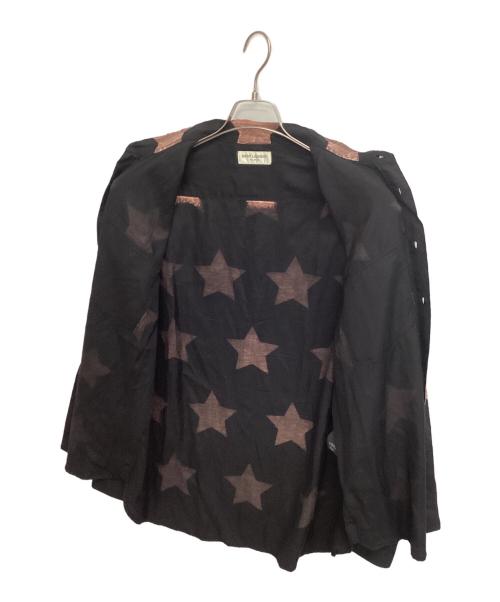 Saint Laurent Paris（サンローランパリ）Saint Laurent Paris (サンローランパリ) 長袖シャツ ブラウン×ブラック サイズ:Sの古着・服飾アイテム