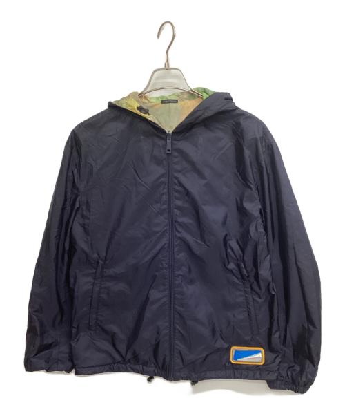 PRADA（プラダ）PRADA (プラダ) リバーシブルナイロンジャケット ブラック サイズ:XSの古着・服飾アイテム