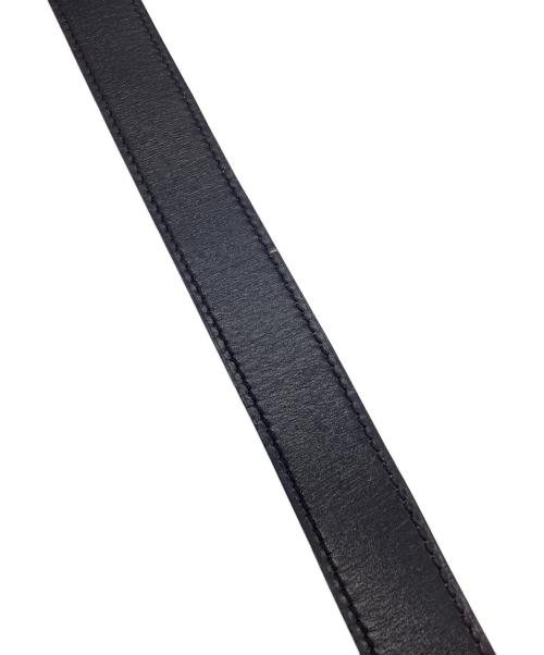 HERMES（エルメス）HERMES (エルメス) ホースバックルベルト ネイビー×ブラウンの古着・服飾アイテム