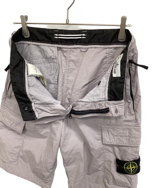STONE ISLAND（ストーンアイランド）STONE ISLAND (ストーンアイランド) ハーフパンツ パープル サイズ:76cm (W30)の古着・服飾アイテム