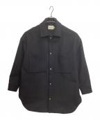 maison kitsuneメゾンキツネ）の古着「ウールコート」｜ブラック