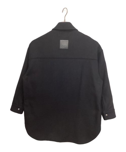 maison kitsune（メゾンキツネ）MAISON KITSUNE (メゾンキツネ) ウールコート ブラック サイズ:ＸＳの古着・服飾アイテム