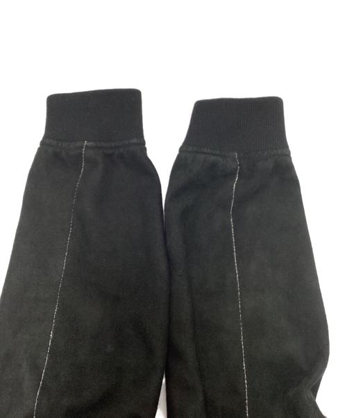 HERNO（ヘルノ）HERNO (ヘルノ) ボンディングスウェードフーデッドブルゾン ブラック サイズ:42の古着・服飾アイテム