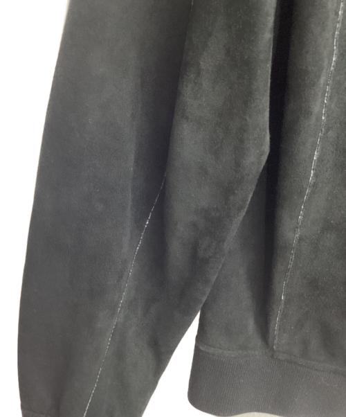 HERNO（ヘルノ）HERNO (ヘルノ) ボンディングスウェードフーデッドブルゾン ブラック サイズ:42の古着・服飾アイテム
