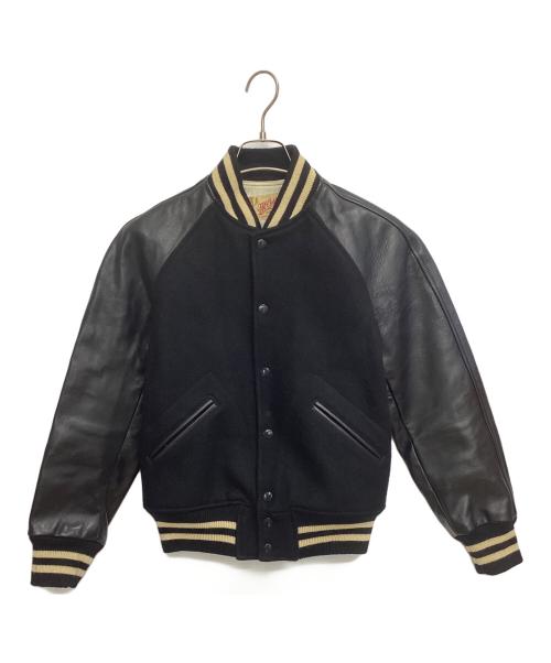 THE REAL McCOY'S（ザ・リアルマッコイズ）THE REAL McCOY'S (ザ・リアルマッコイズ) スタジャン ブラック サイズ:34の古着・服飾アイテム