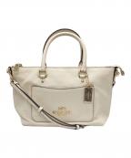 COACHコーチ）の古着「2WAYバッグ」｜アイボリー