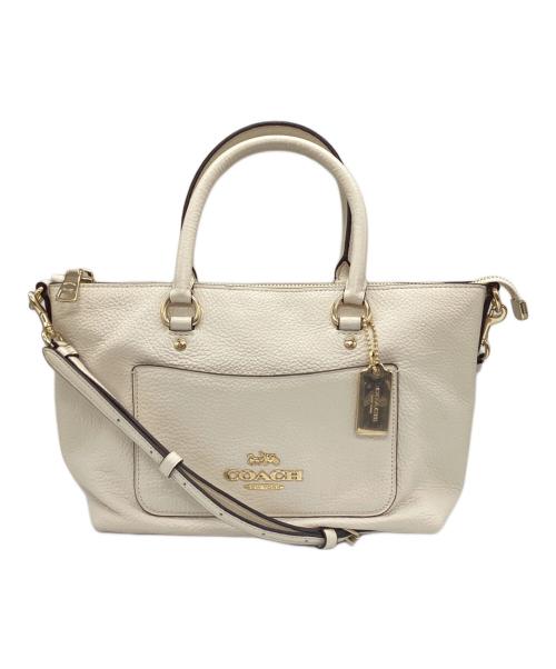 COACH（コーチ）COACH (コーチ) 2WAYバッグ アイボリーの古着・服飾アイテム
