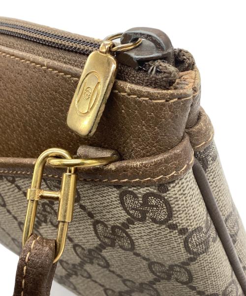 GUCCI（グッチ）GUCCI (グッチ) GGスプリームショルダーバッグ ブラウンの古着・服飾アイテム
