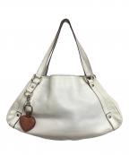 GUCCIグッチ）の古着「ショルダーバッグ」｜ホワイト